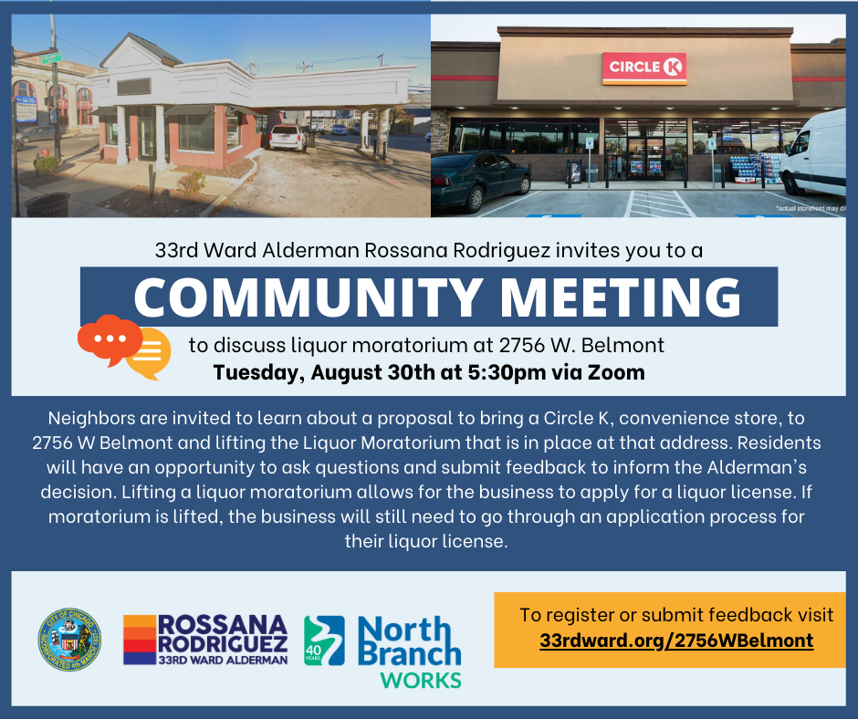 Community Meeting to discuss Circle K proposal at 2756 W. Belmont